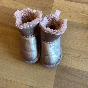 Children’s Pink Fur Boots